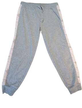 Splendid Heather Gray Jogger Sweatpants with White Side And Stars